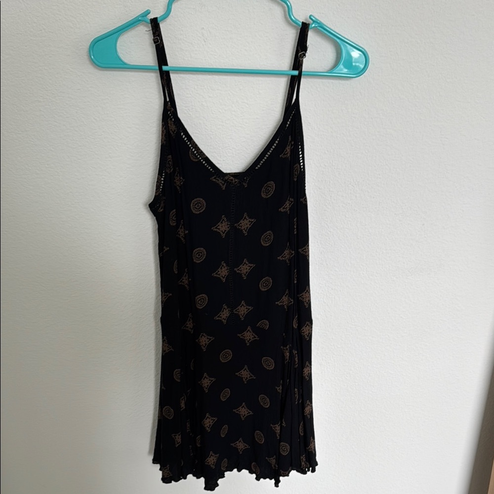 Black and Brown Patterned Dress